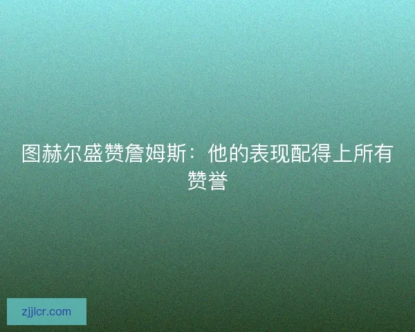 图赫尔盛赞詹姆斯：他的表现配得上所有赞誉